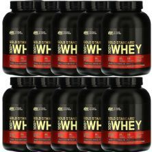 Kit 10X Whey Protein 100% Gold Standard - 2270g Chocolate - Optimum Nutrition