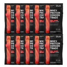 Kit 10X Whey Protein Concentrado - 1 Sach� 30g Baunilha - Dux Nutrition
