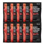 Kit 10X Whey Protein Concentrado - 1 Sach� 30g Cappuccino - Dux Nutrition