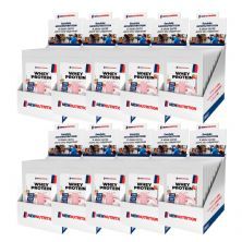 Kit 10X Whey Protein Concentrado - 10 Sach�s 30g Morango - NewNutrition