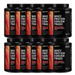 Kit 10X Whey Protein Concentrado - 450g Baunilha - Dux Nutrition