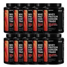 Kit 10X Whey Protein Concentrado - 450g Coco - Dux Nutrition
