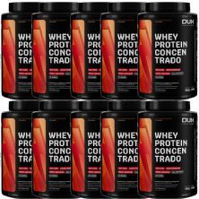 Kit 10X Whey Protein Concentrado - 900g Chocolate - Dux Nutrition