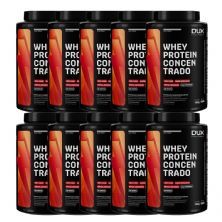 Kit 10X Whey Protein Concentrado - 900g Sem Sabor - Dux Nutrition