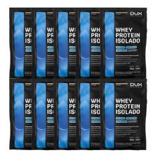 Kit 10X Whey Protein Isolado - 1 Sach� 29g  Baunilha - Dux Nutrition