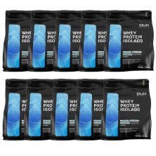 Kit 10X Whey Protein Isolado - 1800g Refil Baunilha - Dux Nutrition