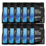 Kit 10X Whey Protein Isolado - 1800g Refil Cappuccino - Dux Nutrition