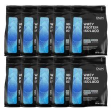 Kit 10X Whey Protein Isolado - 1800g Refil Coco - Dux Nutrition