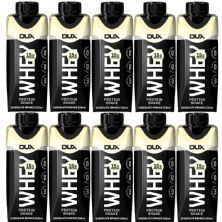 Kit 10X Whey Protein Shake - 250ml Chocolate Branco - Dux Nutrition