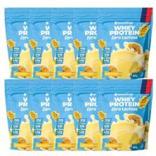Kit 10X Whey Protein Zero Lactose - 900g Refil Mousse de Maracuja - NewNutrition