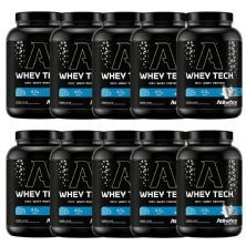 Kit 10X Whey Tech - 900g Leite - Atlhetica Nutrition