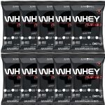 Kit 10X Whey Turbo - 907g Refil Morango - Black Skull