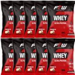 Kit 10X Whey Ultra Protein - 900g Refil Baunilha - FTW