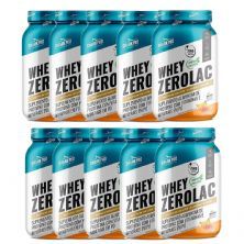 Kit 10X Whey ZeroLac - 900g Banoffee - Shark Pro