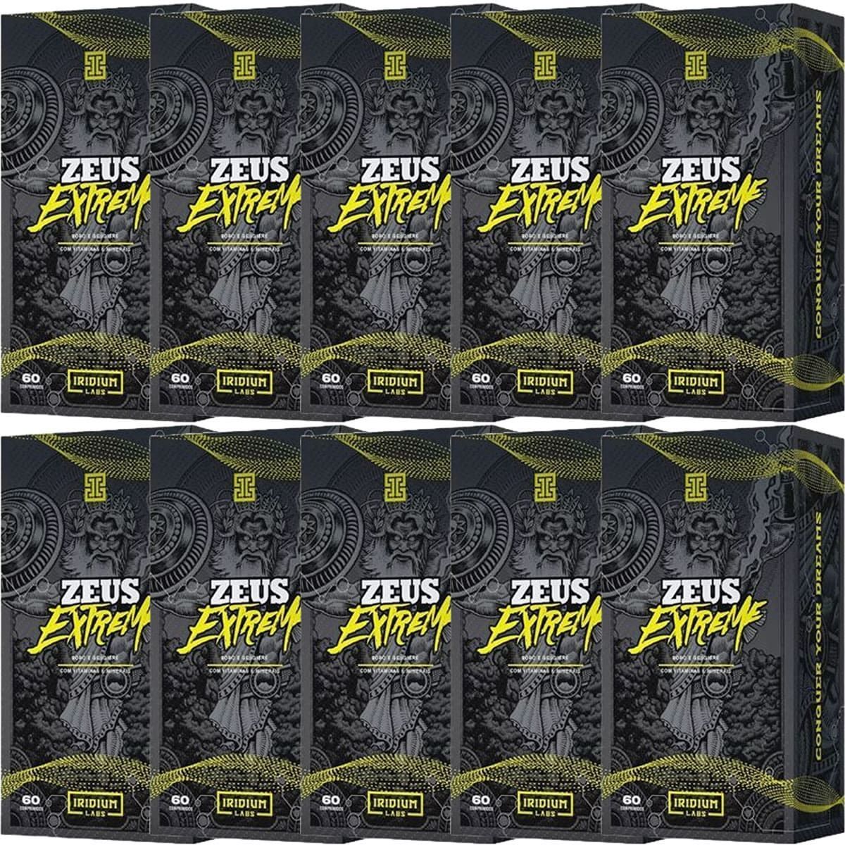Kit 10X Zeus Extreme - 60 Comprimidos - Iridium