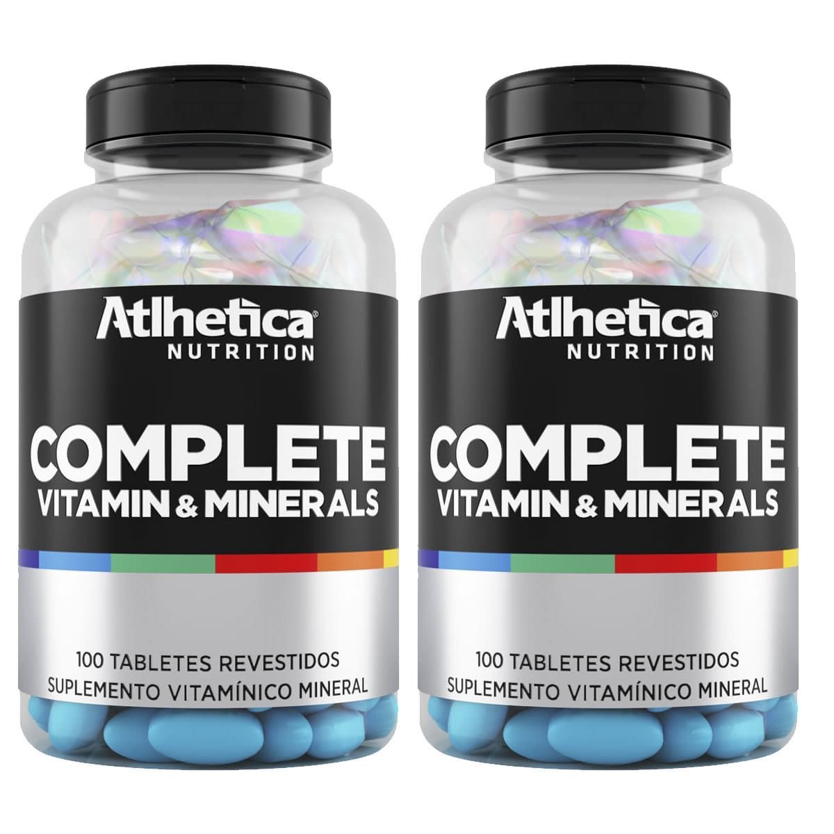 Kit 2 Complete Multi-Vit - 100 Tabletes - Atlhetica Nutrition