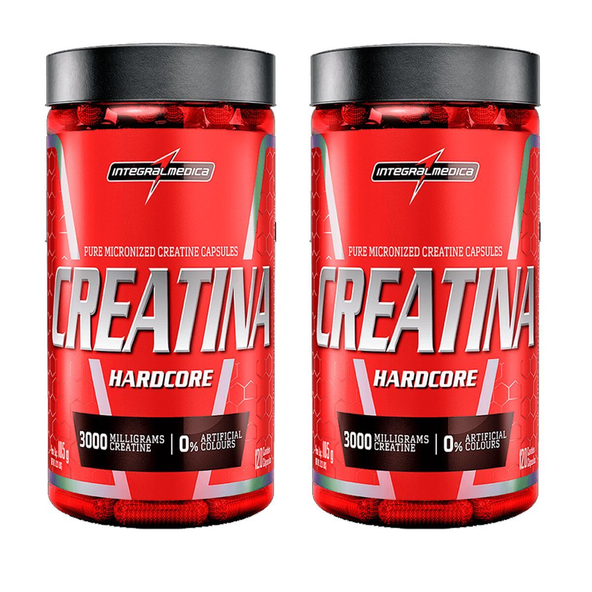 Kit 2 Creatina - 120 C�psulas - IntegralM�dica