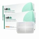 Kit 2 Follixin - 60 C�psulas + Porta Comprimidos - Iridium Labs