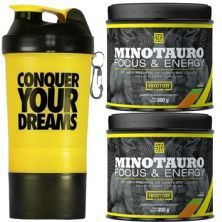 Kit 2 - Pr�-Treino Minotauro - Laranja 300g + Coqueteleira - Iridium Labs