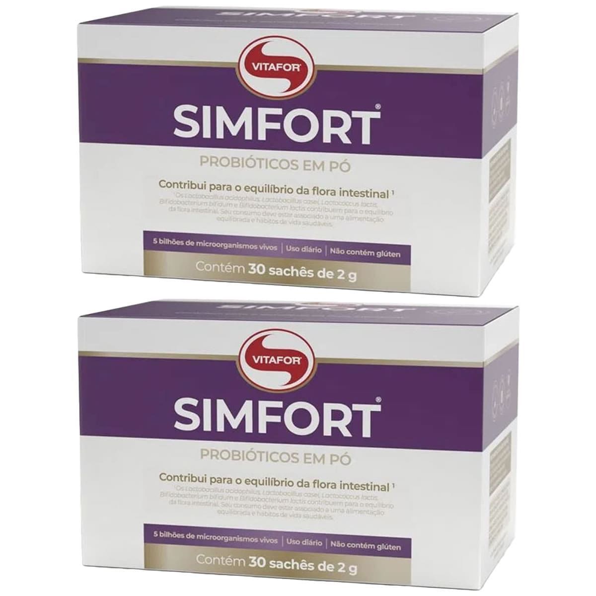 Kit 2 - Simfort - Cx 30 Sach�s - Vitafor