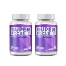 Kit 2  Super Focus-X - 60 c�psulas - Intlab