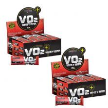 Kit 2 VO2 PROTEIN BAR - 24 Unidades 30g Chocolate - IntegralM�dica
