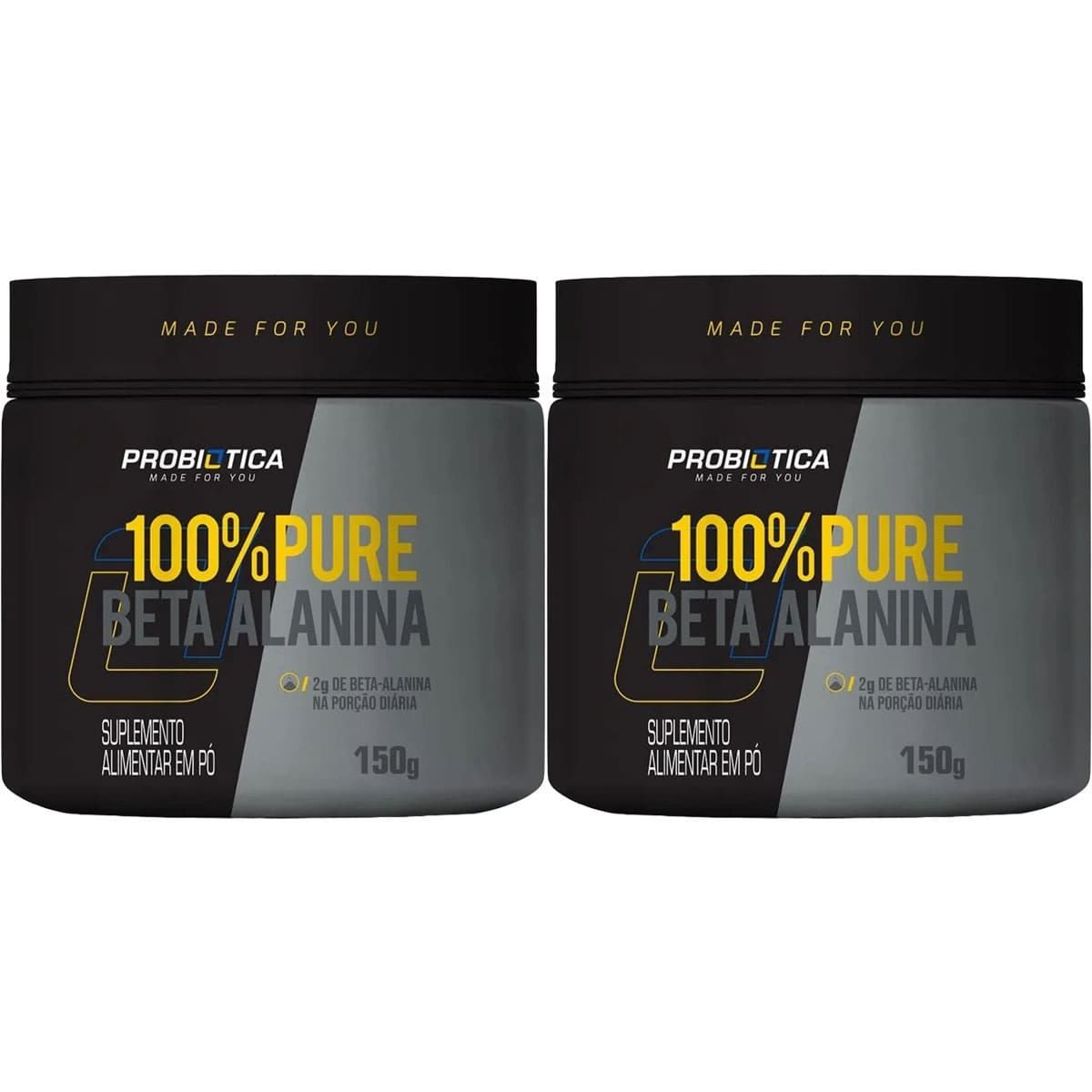 Kit 2X 100% Pure Beta Alanina - 150g - Probi�tica
