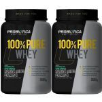 Kit 2X 100% Pure Whey - 900g Chocolate C/ Menta - Probi�tica
