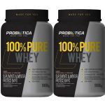Kit 2X 100% Pure Whey - 900g Cookies And Cream - Probiotica