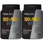 Kit 2X 100% Pure Whey - 900g Iogurte com Coco - Probiotica