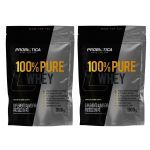 Kit 2X 100% Pure Whey - 900g Refil Iogurte Com Lim�o - Probi�tica