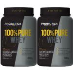 Kit 2X 100% Pure Whey Nova F�rmula - 900g Chocolate - Probi�tica
