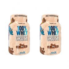 Kit 2X 100% Whey Crush - 900g Chocobear - Under Labz
