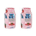 Kit 2X 100% Whey Crush - 900g Strawbear - Under Labz