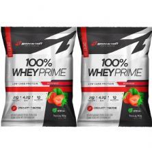 Kit 2X 100% Whey Prime - 900g Refil Morango - BodyAction