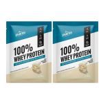 Kit 2X 100% Whey Protein - 1 Sach� 40g Chocolate Branco - Shark Pro