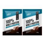 Kit 2X 100% Whey Protein - 1 Sach� 40g Chocolate - Shark Pro