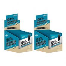 Kit 2X 100% Whey Protein - 10 Sach�s 40g Baunilha - Shark Pro