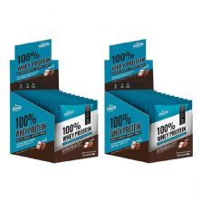Kit 2X 100% Whey Protein - 10 Sach�s 40g Chocolate - Shark Pro