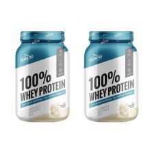 Kit 2X 100% Whey Protein - 900g Chocolate Branco - Shark Pro