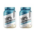 Kit 2X 100% Whey Protein - 900g Chocolate Branco - Shark Pro