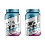 Kit 2X 100% Whey Protein - 900g Iogurte de Frutas Vermelhas - Shark Pro