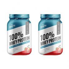 Kit 2X 100% Whey Protein - 900g Morango - Shark Pro