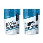 Kit 2X 100% Whey Protein - 900g Refil Baunilha - Shark Pro