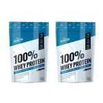 Kit 2X 100% Whey Protein - 900g Refil Chocolate - Shark Pro