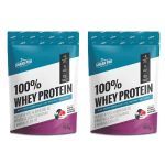 Kit 2X 100% Whey Protein - 900g Refil Iogurte de Frutas Vermelhas - Shark Pro