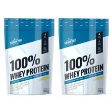 Kit 2X 100% Whey Protein - 900g Refil Leitinho - Shark Pro