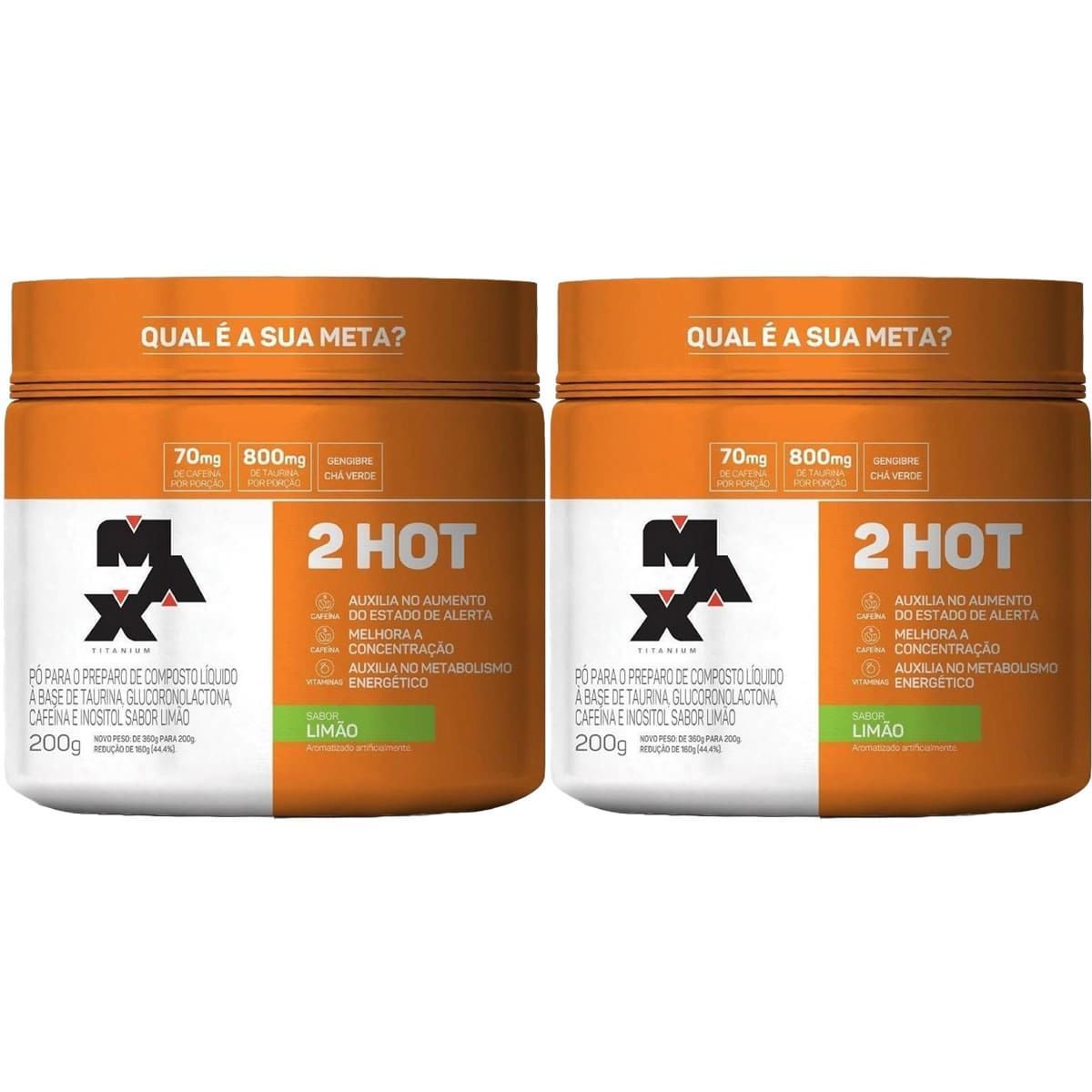 Kit 2X 2HOT - 200g Lim�o - Max Titanium