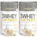 Kit 2X 3 Whey Top Taste - 900g Baunilha - Body Action