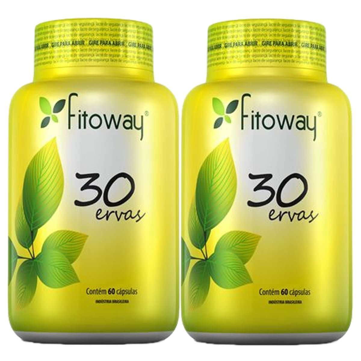 Kit 2X 30 Ervas - 60 C�psulas - Fitoway